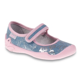 Befado chaussures pour enfants blanka pvc 114X280 rose bleu