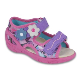 Befado chaussures pour enfants pu 065P120 rose violet Befado chaussures pour enfants pu 065P120 rose violet