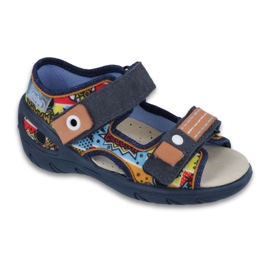 Befado chaussures pour enfants pu 065P117 bleu marine bleu