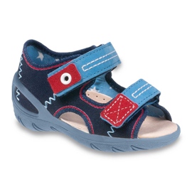 Befado chaussures pour enfants pu 065X112 bleu marine