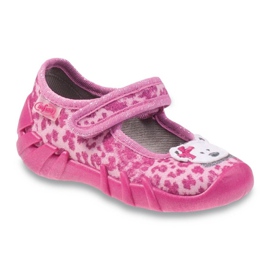 Befado rose chaussures pour enfants 109P156