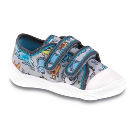 Chaussures pour enfants colorées Befado 907P095 gris bleu Chaussures pour enfants colorées Befado 907P095 gris bleu