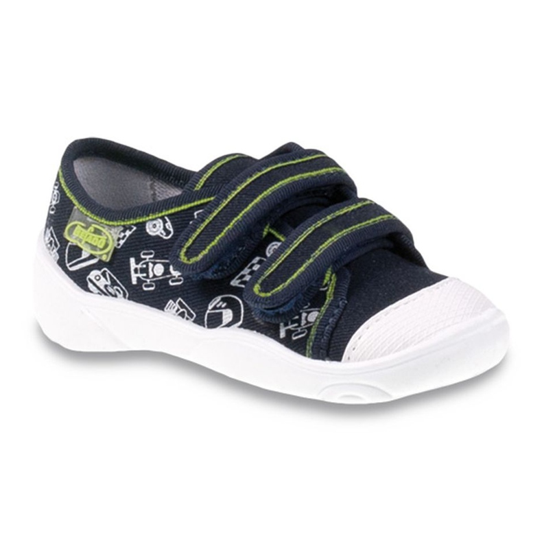 Befado chaussures pour enfants 907P097 bleu marin vert Befado chaussures pour enfants 907P097 bleu marin vert