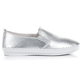Vinceza Argent Slipons gris