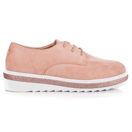 Chaussures en daim rose Chaussures en daim rose