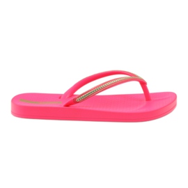 Tongs chaîne dorée Ipanema 8238 rose jaune