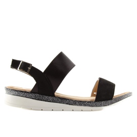 Sandales noires pour femmes A-04 noir le noir