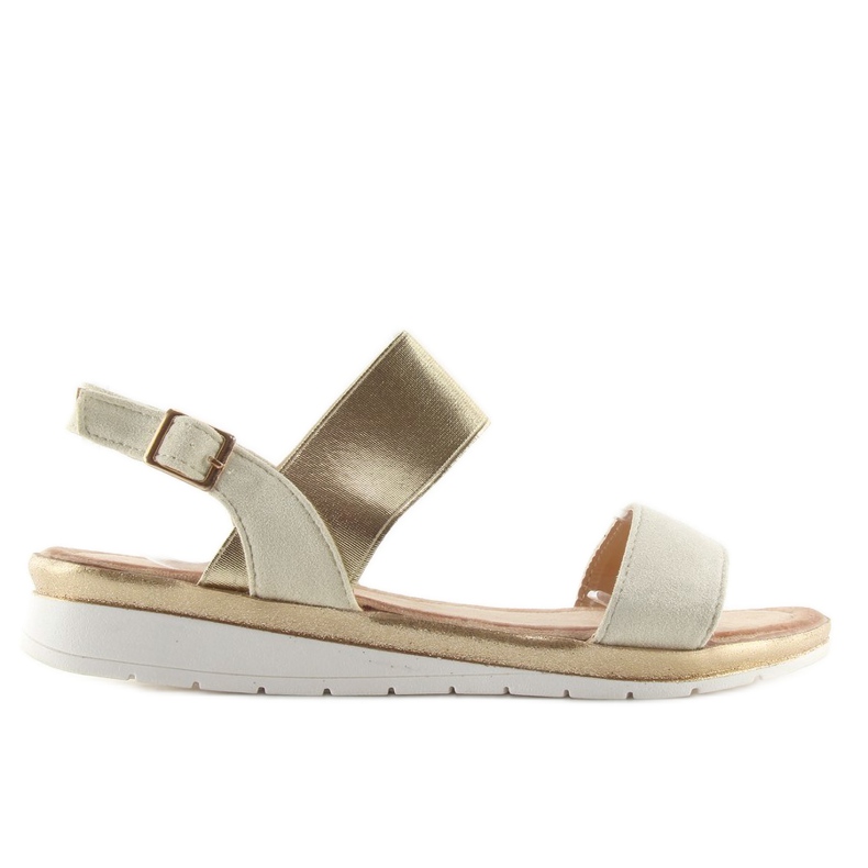Sandales dorées pour femmes A-04 or d'or