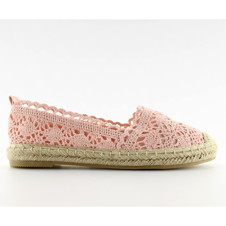 Espadrilles dentelle rose BB11 Rose