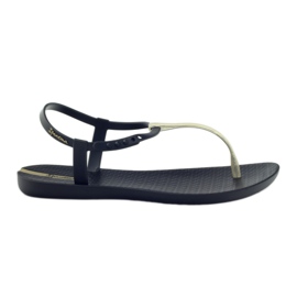 Ipanema 82283 tongs or noir le noir jaune