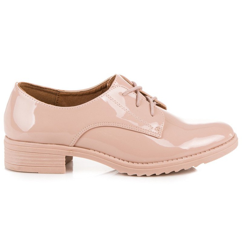 Lovery Chaussures laquées femme brun