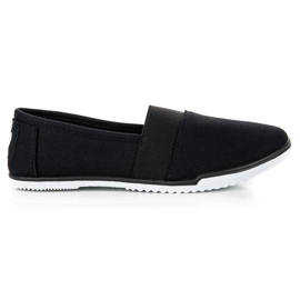 Mckeylor Slipons en textile noir
