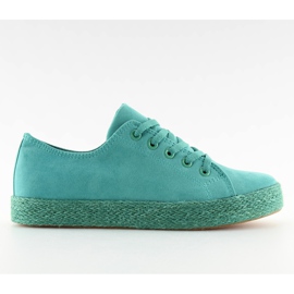 Espadrilles couleur turquoise K1830201 Azul vert