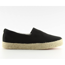 Espadrilles à enfiler noires k1833801 negro le noir