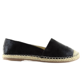 Espadrilles noires pour femmes LT23K-1 noir