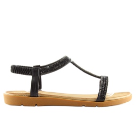 Sandales noires pour femmes FM5035 Noir le noir