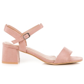 Renda Sandales à talons hauts rose