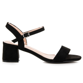 Renda Sandales à talons hauts noir
