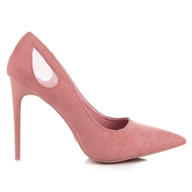 Escarpins Vinceza en daim rose Escarpins Vinceza en daim rose