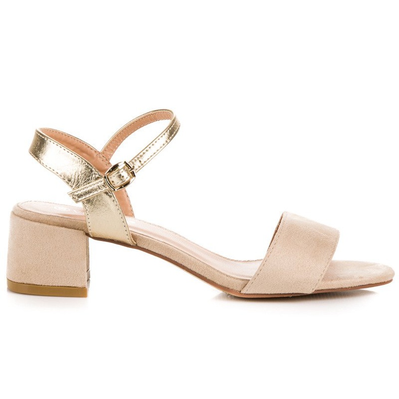 Sandales à talons beiges VINCEZA