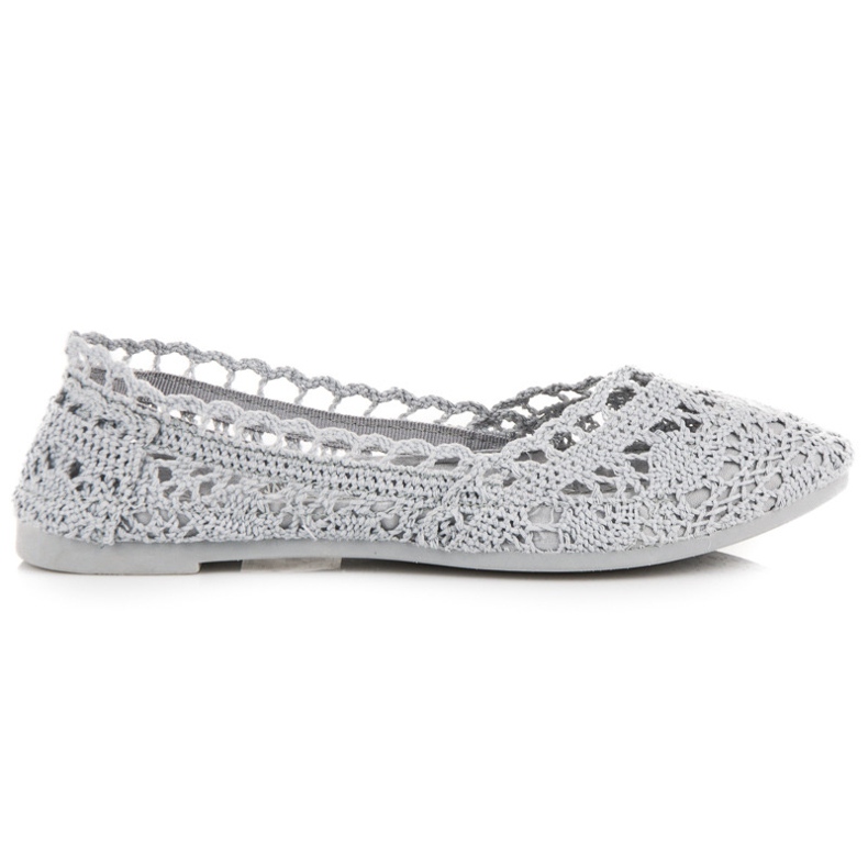 Seastar Ballerines en dentelle grise Seastar Ballerines en dentelle grise