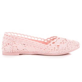 Seastar Ballerines en dentelle rose Seastar Ballerines en dentelle rose