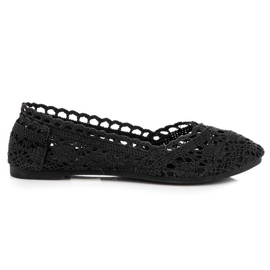 Seastar Ballerines en dentelle noire Seastar Ballerines en dentelle noire