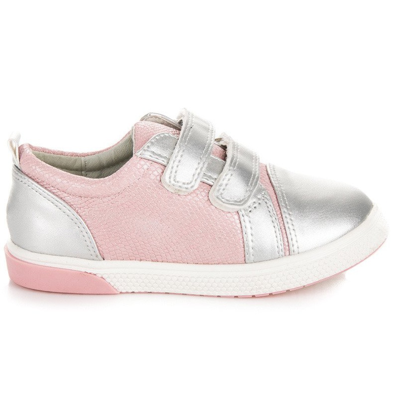 Baskets à scratch de VINCEZA rose gris