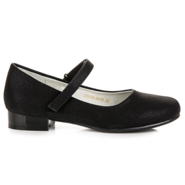 Ballerine avec velcro vinceza noir