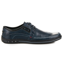 Mocassins lucca bleu foncé