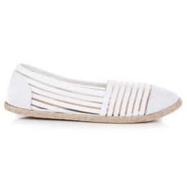 Vinceza Espadrilles mckeylor transparentes blanche