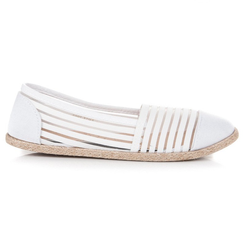 Vinceza Espadrilles mckeylor transparentes blanche