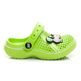 Hasby Tongs crocsy A'LA vert