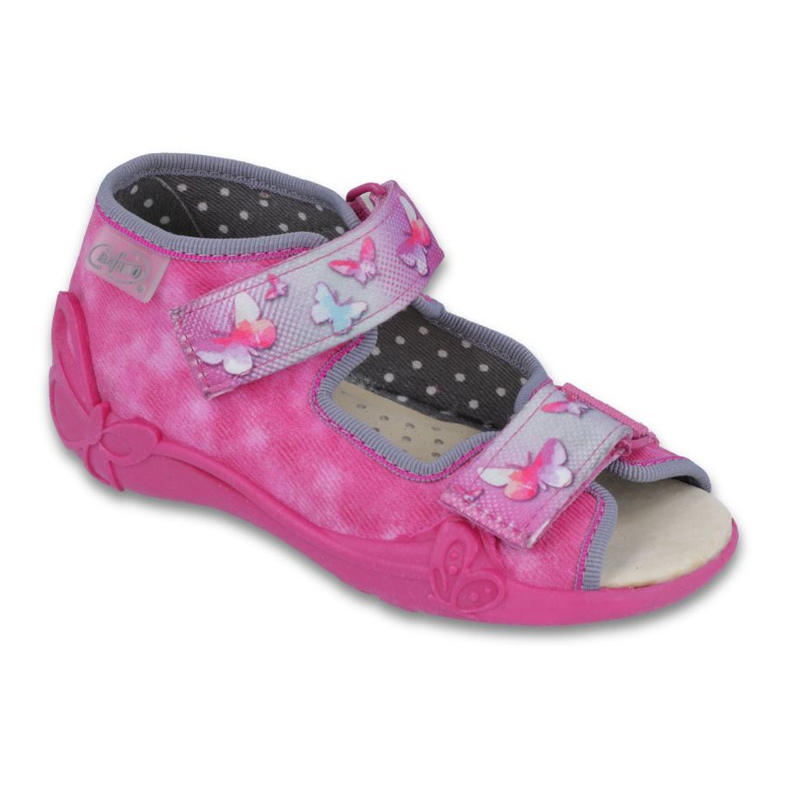 Befado chaussures pour enfants jaunes 242P076 rose