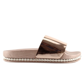 Chaussons roses femme rose N-29 champagne