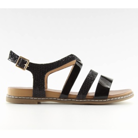 Sandales noires pour femmes J80-1 noir le noir