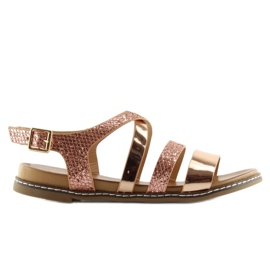 Sandales femme roses J80-1 champagne Sandales femme roses J80-1 champagne