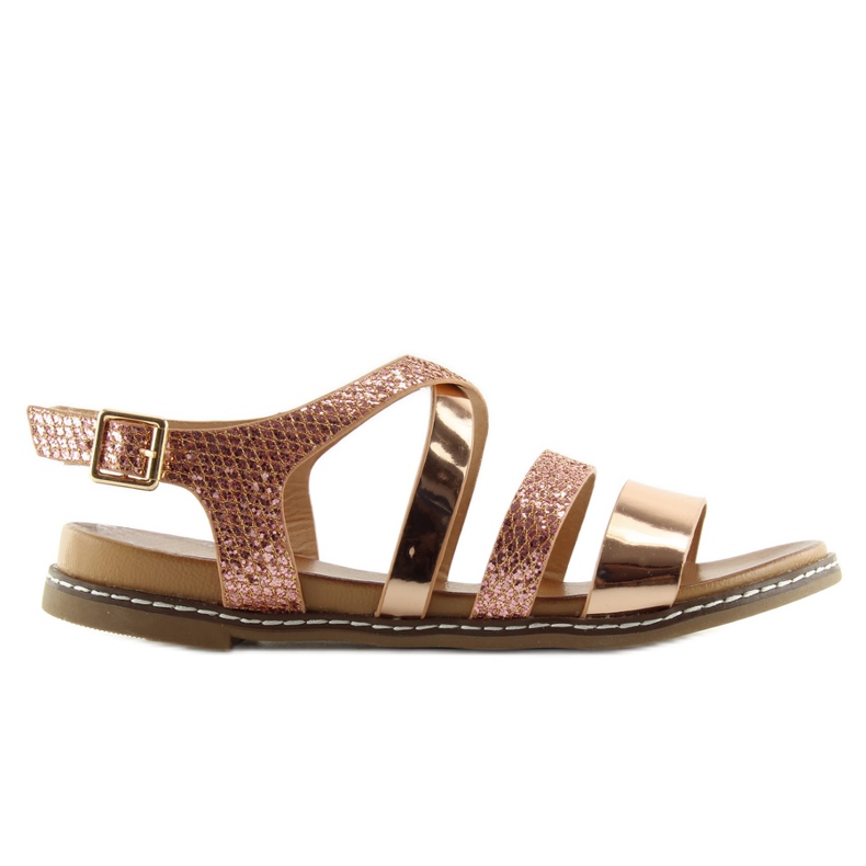 Sandales femme roses J80-1 champagne