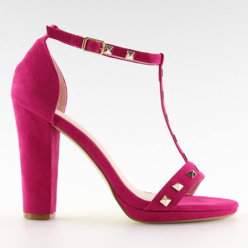 Sandales sur le poteau fuchsia A03 fuchsia rose