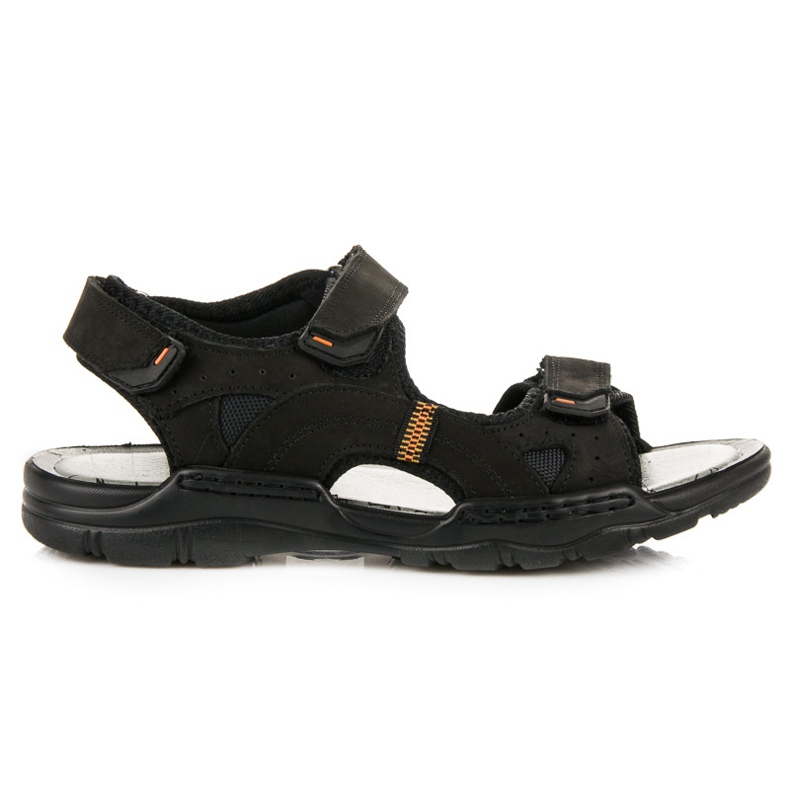 Sandales en cuir Mckeylor le noir