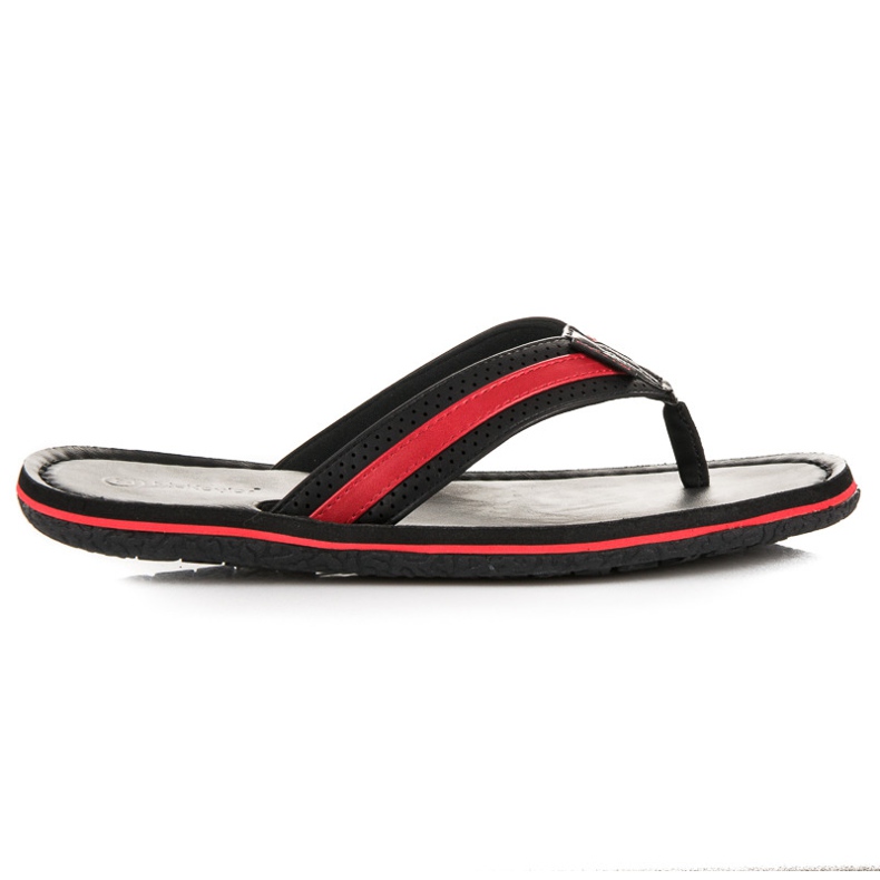 Tongs mckeylor pour homme le noir