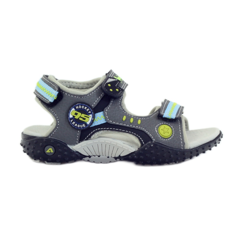 American Club Insert en cuir américain 1718 gris bleu le noir