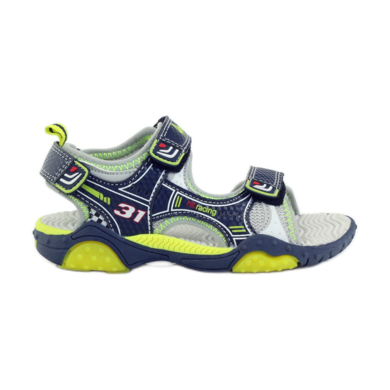 American Club Chaussures enfant sandales rougeoyantes américaines 1702 bleu marine vert gris American Club Chaussures enfant sandales rougeoyantes américaines 1702 bleu marine vert gris