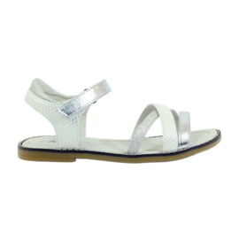 American Club sandales américaines chaussures enfant semelle cuir gris