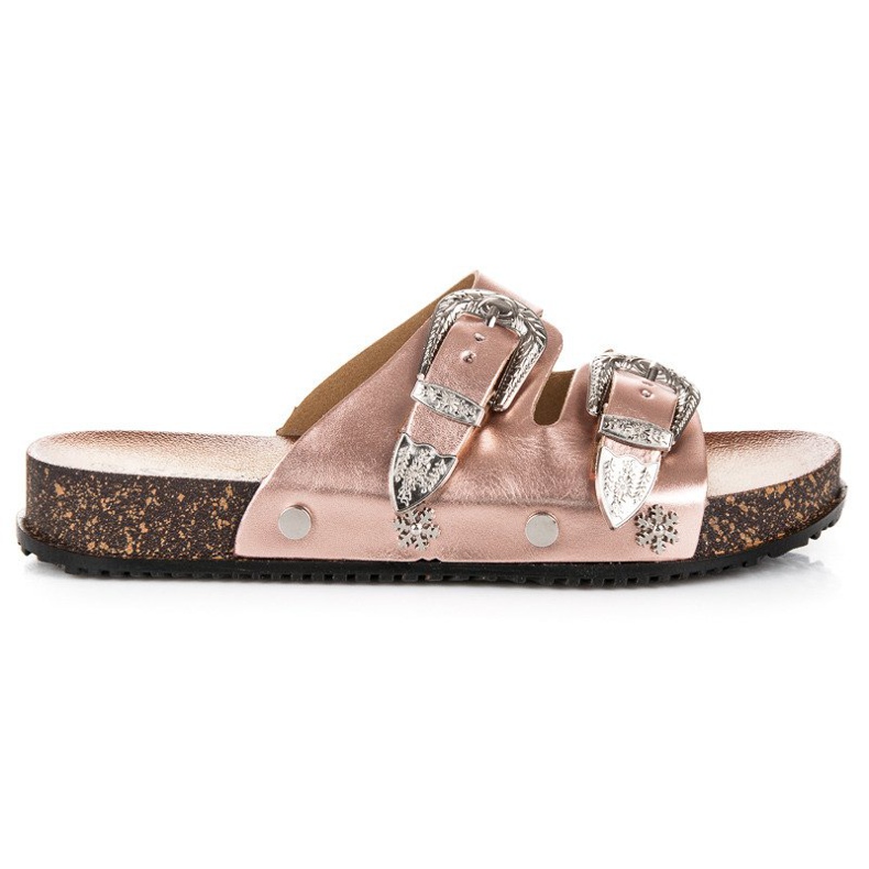 Seastar Babouches roses à boucles Seastar Babouches roses à boucles