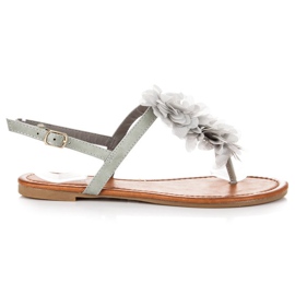 Seastar Sandales élégantes avec une boucle gris