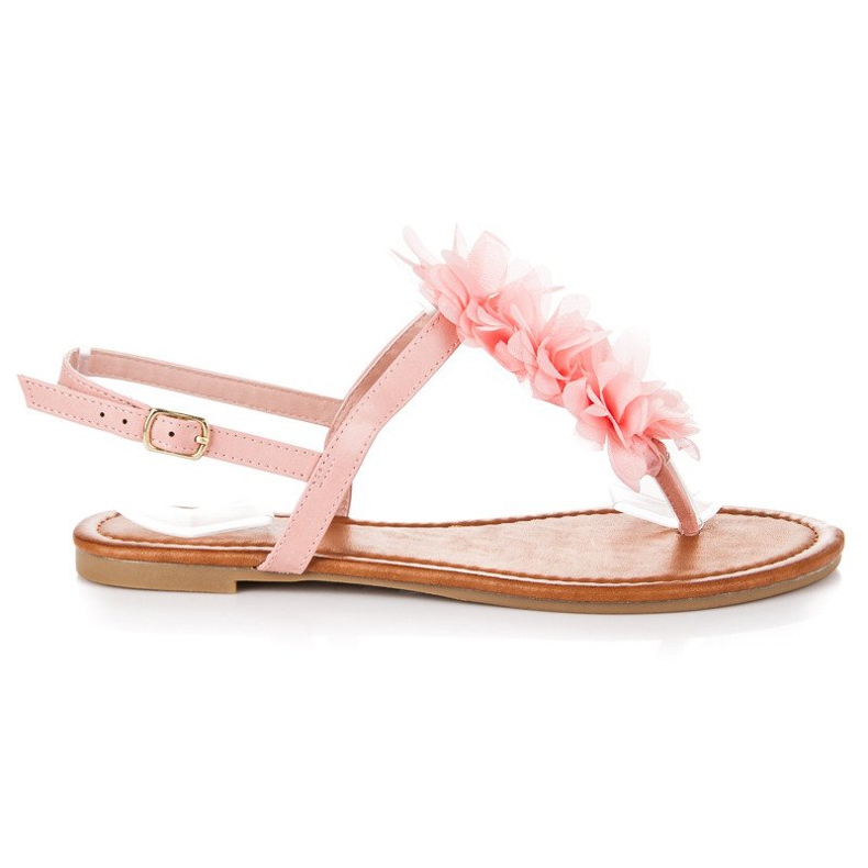 Seastar Sandales élégantes avec une boucle rose