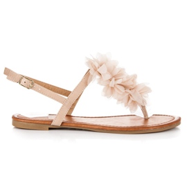 Seastar Sandales élégantes avec une boucle brun Seastar Sandales élégantes avec une boucle brun