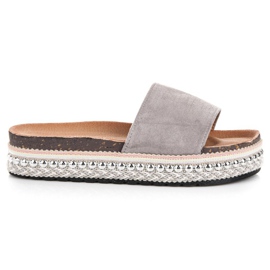 Seastar Chaussons bohèmes à la mode gris