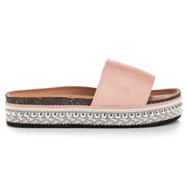 Seastar Chaussons bohèmes à la mode rose